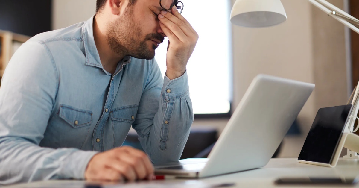 Mann tilbake på jobb etter sykemelding.